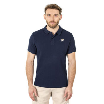 WAFFLE POLO MARINO